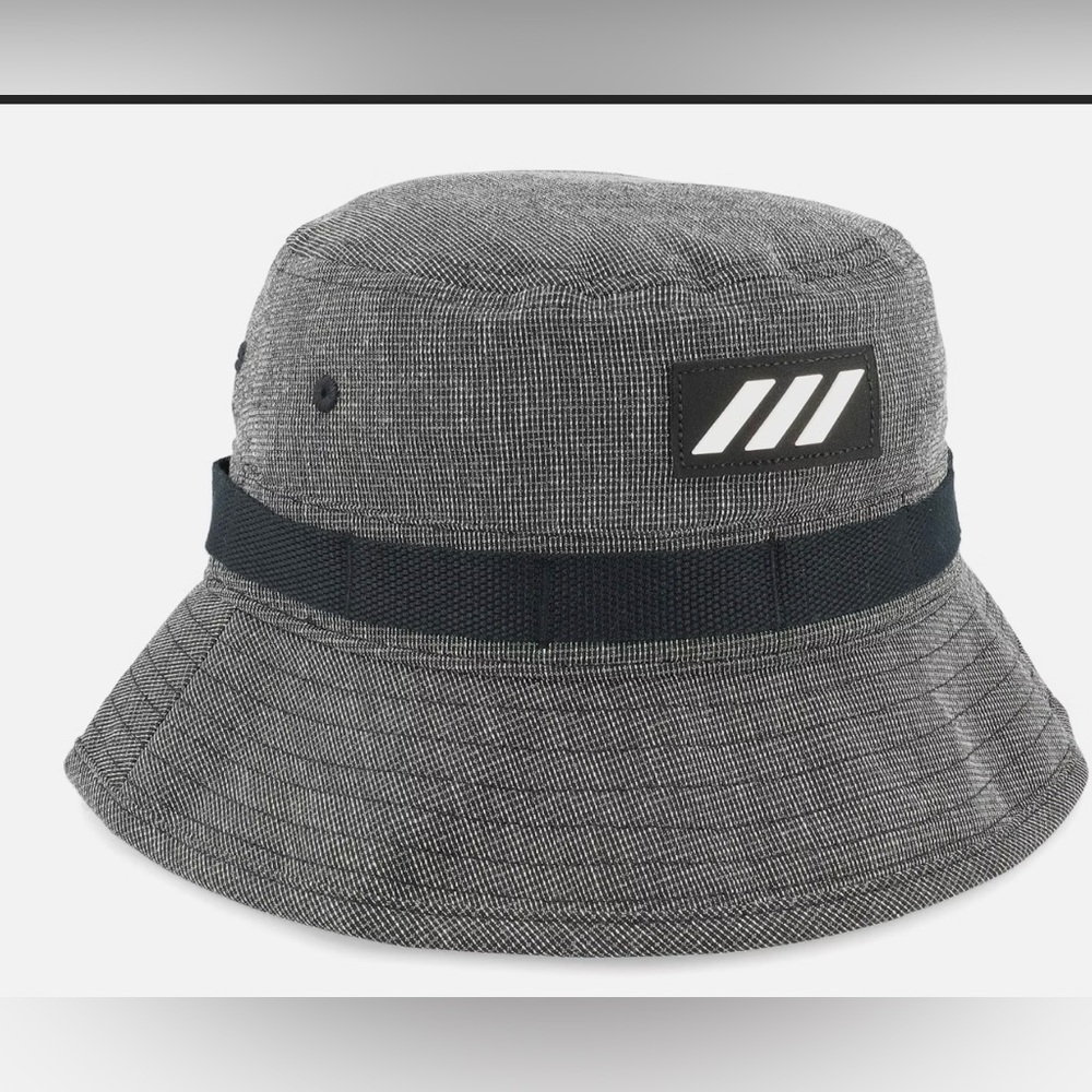 ( BNWT) Adidas Black and Gray Boonie Golf  Hat. NEW